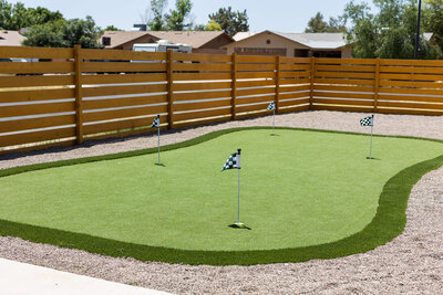 gilbert vacation rental putting green12