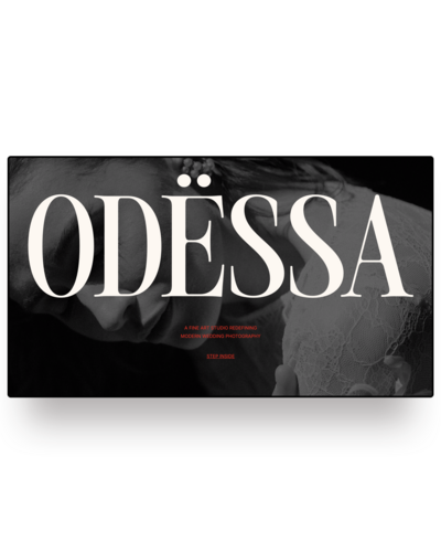 Homepage Website Odessa