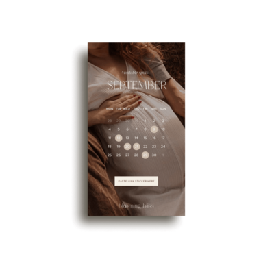 Minimal Instagram story templates for photographer