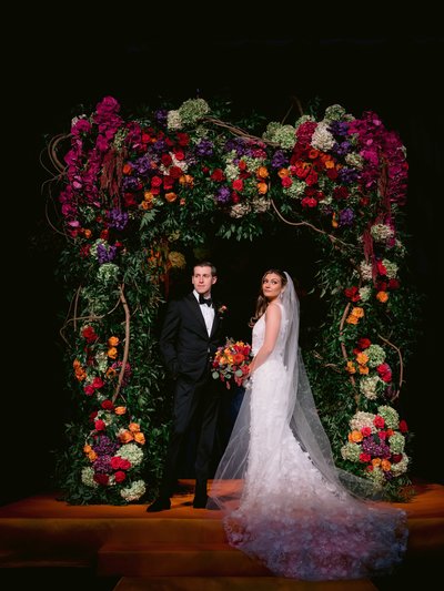 couple walking up stairs