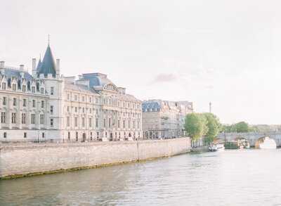 The Seine in Paris, France