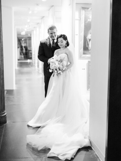 Washington DC Wedding day at the National Portrait Gallery