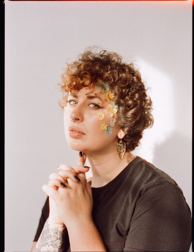 portrait of wisconsin photographer in studio