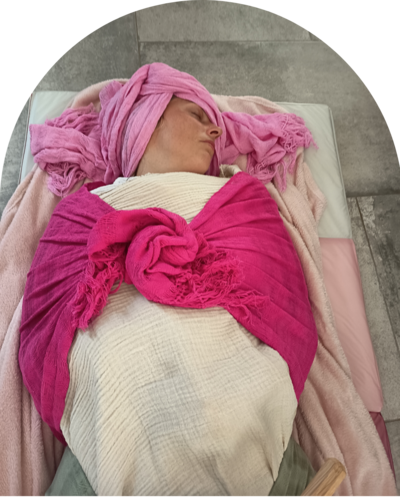 Massage et bercement avec rebozo