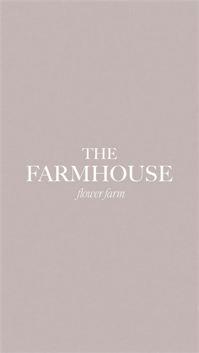 Farmhouse Flower Farm  Branding and Shopify Design