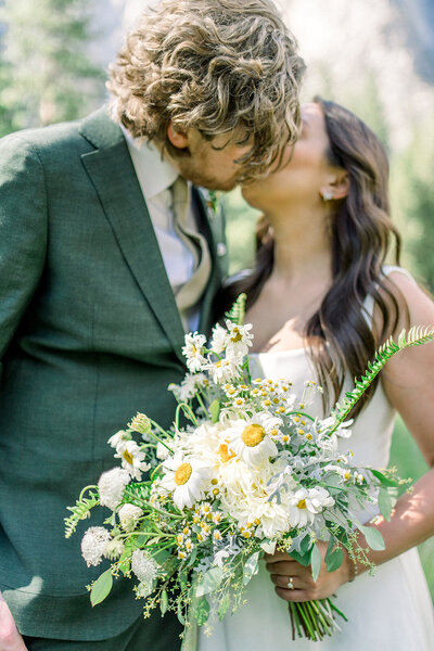 Botanical Bliss: Artistic Outdoor Wedding Photography in Lake Tahoe by Prestigious California Hybrid Photographer
