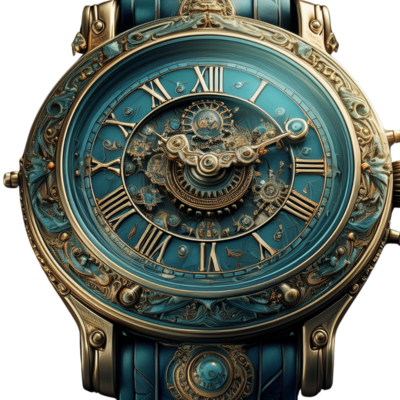 Steampunk Star Branded Gear Element Symbolizing Innovation and Progress"