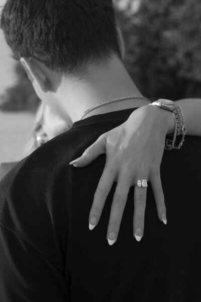 Elijah and Sydneh's Romantic Engagement Session captured by Priscila Del Cristo, West Palm Beach wedding photographer.
