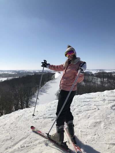 Photo of skiing