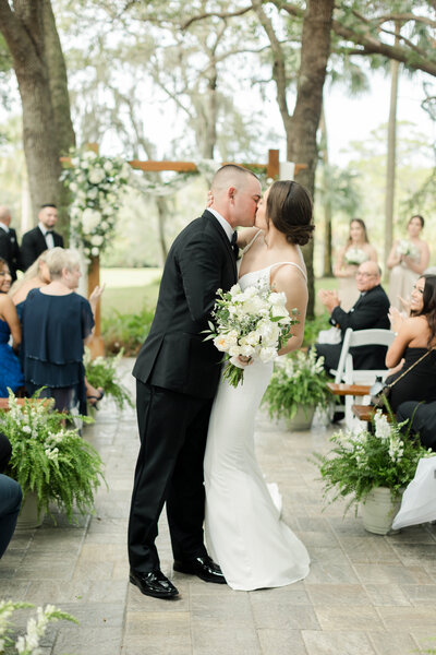 Boca Raton Resort Wedding - Glam Bride and Groom by the Palms