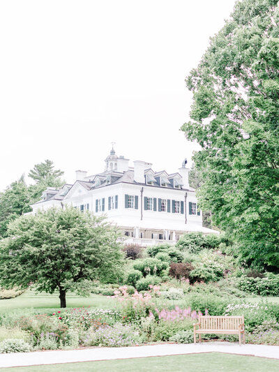 exterior and gardens of The Mount