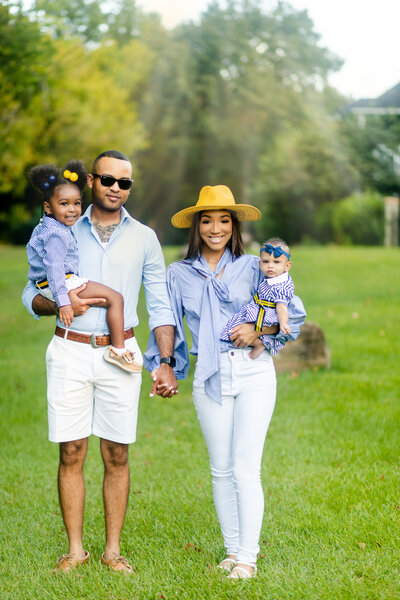 Black family portrait