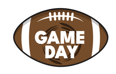 Photo booth football game day signs for Community Financial Services Bank design by Amanda Newman Design in Paducah, Kentucky