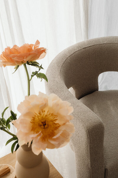 Schöne Blumen in einer Vase