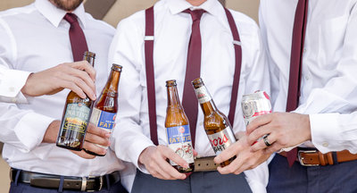 Men holding beers
