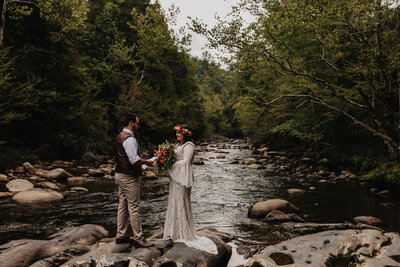 Elope in Gatlinburg with Smoky Mountain elopement photographer and videographer