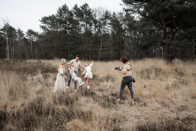 Behind the Scenes gezinsshoot