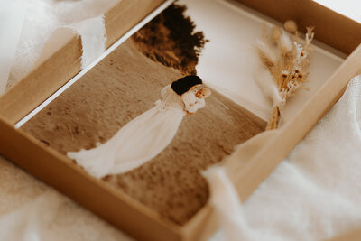 Keepsake box with prints