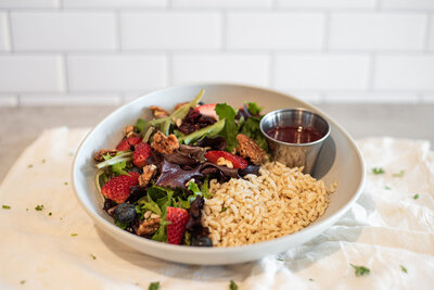 Salad bowl at Mason Dixon Bakery & Bistro
