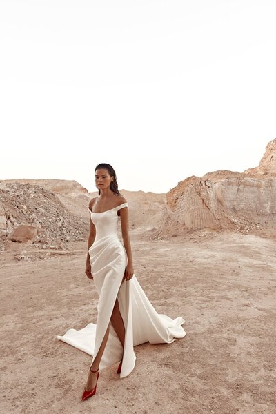 Kyha Bride 'Winton' wedding dress stocked at Sunday's Bride, London. UK