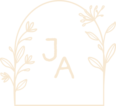 A logo for Jessica Anne Photography, a North Brisbane based newborn, maternity and family photographer.