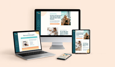 all-in-one bundle for branding and website design for coaches