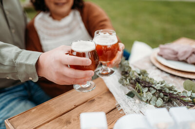 Bee Tapped Dry Bar mobile beverage truck available for parties and weddings in Milwaukee