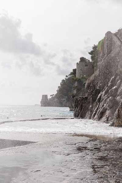 cliffs next to ocean