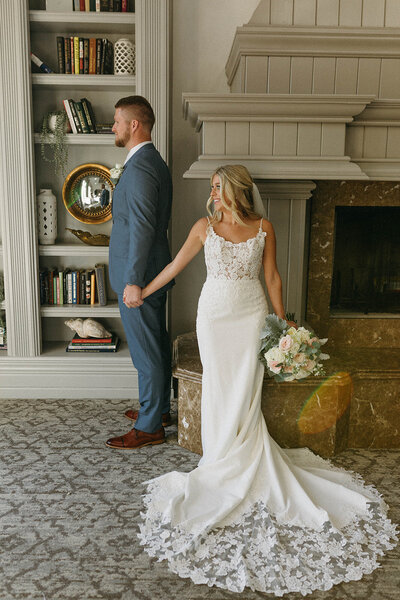An exquisite wedding ceremony designed by Watters & Co. Events in Sarasota, Florida—blending effortless elegance, intentional floral details, and a seamless guest experience.