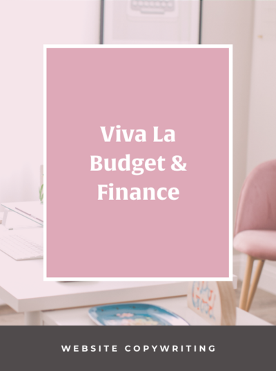Viva La Budget & Finance Blue