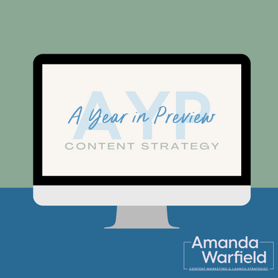 A Year in Preview by Amanda Warfield