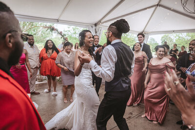 Group dance - Baltimore wedding photography