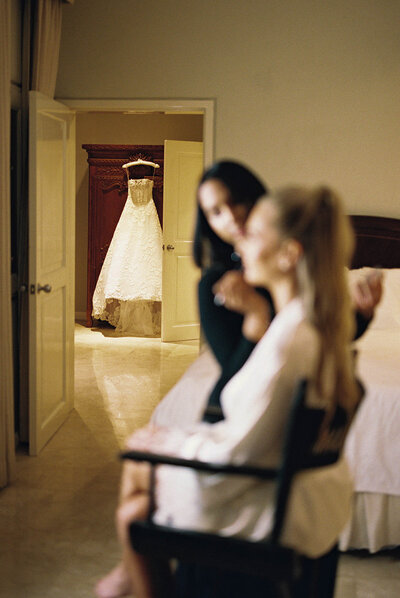  bride getting her make up done before her wedding ceremony, in Casa de Campo Resort & Villas, beautifully documented by Asia Pimentel.