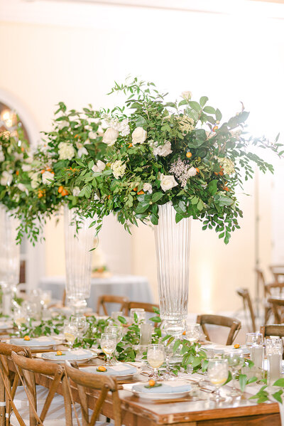 wedding florals coordinated by Florida wedding planner Kimberly Hensley Events
