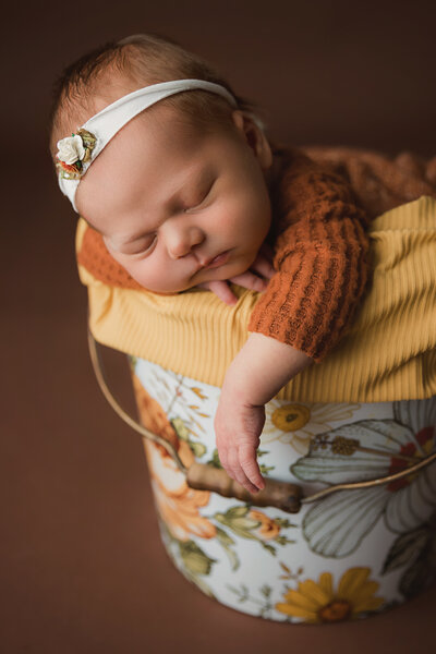 studio maternity with pink fluffy flowy dress