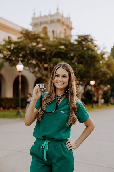 Balboa Park Nursing Senior Grad Photos San Diego State Photo Shoot Photographer Graduation Portraits