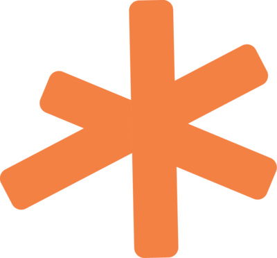It's Tradish orange confetti star