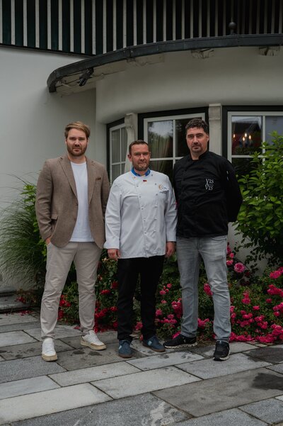 Matthias Passow, Christoph Altmann & Alex Passow: Betreiber Landgasthof Gut Altholz & Chefkoch