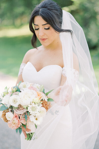 Photo of a bride at a wedding