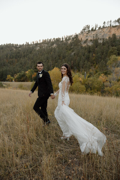 Bride and groom portraits