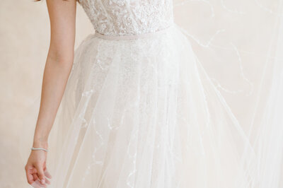 Details of wedding dress