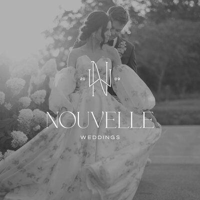 Refined black and white brand identity created for a US-based premium event planner