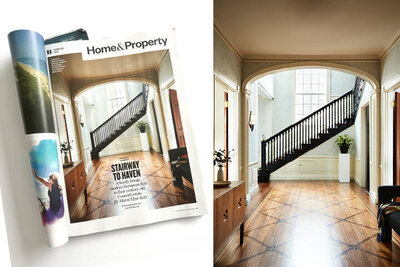 A featured project in Boston Home Magazine, showcasing a thoughtfully designed space that blends historic details with modern interiors.