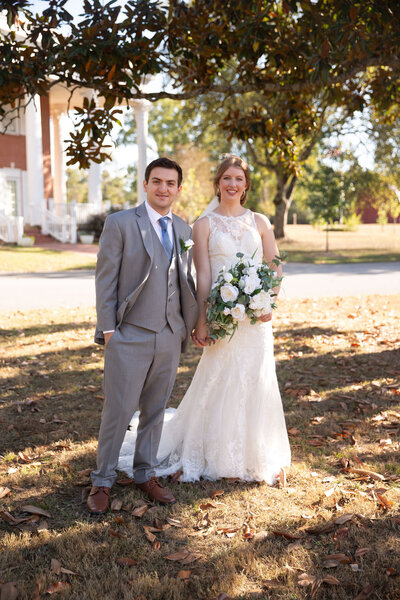 The Walters Wedding  day portrait at Heritage House