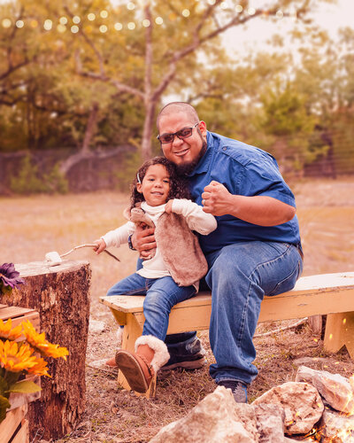 Father and Daughter Fall Photoshoot