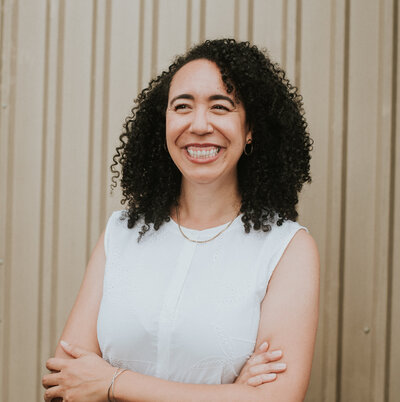 Teddi Coleman, owner and lead designer of Creative Juices Graphic Design