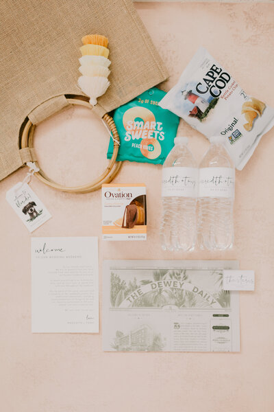 simply couture wedding welcome bags palm beach bride wedding planning