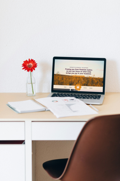 life coach website primary colors