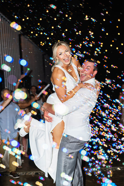 bride-and-groom-bubble-exit-arkansas-wedding-photographer
