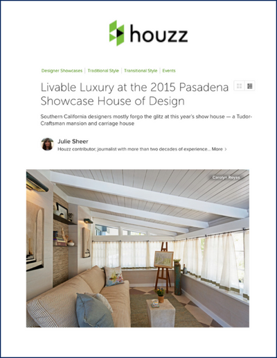 Houzz article featuring work by interior designer Dana Triano of Dana Triano Designs